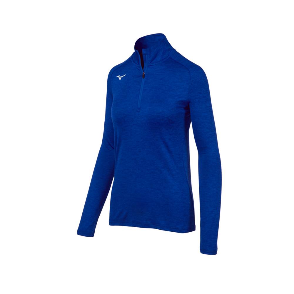 Pullover Mizuno Alpha ½ Cremallera Para Mujer Azul Rey 2304951-LF